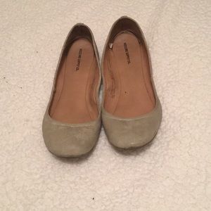 Gold and silver flats size 11